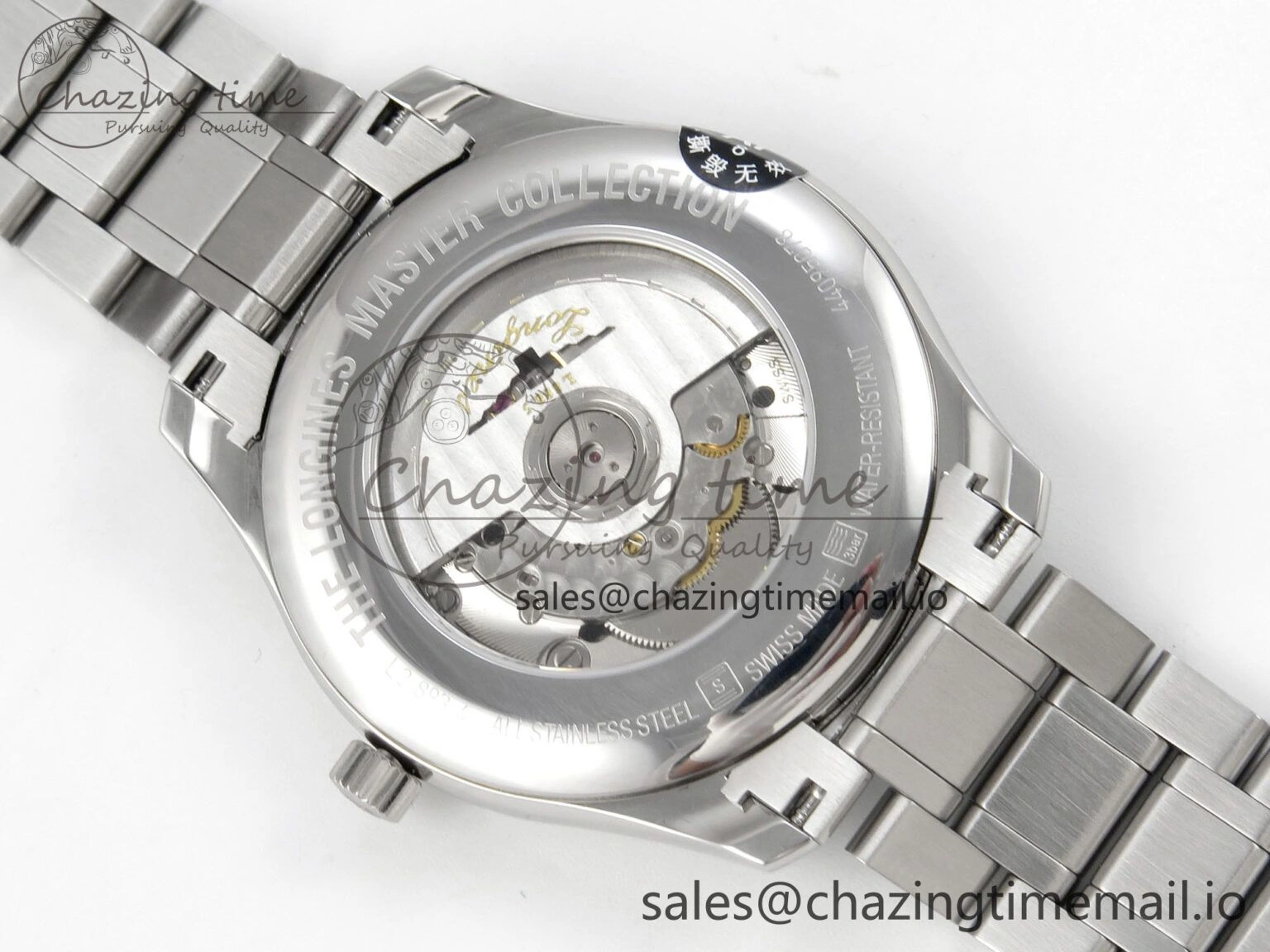 Master Collection 40mm SS AF 1:1 Best Edition Green Roman Dial on Stainless steel bracelet A Casual 7531