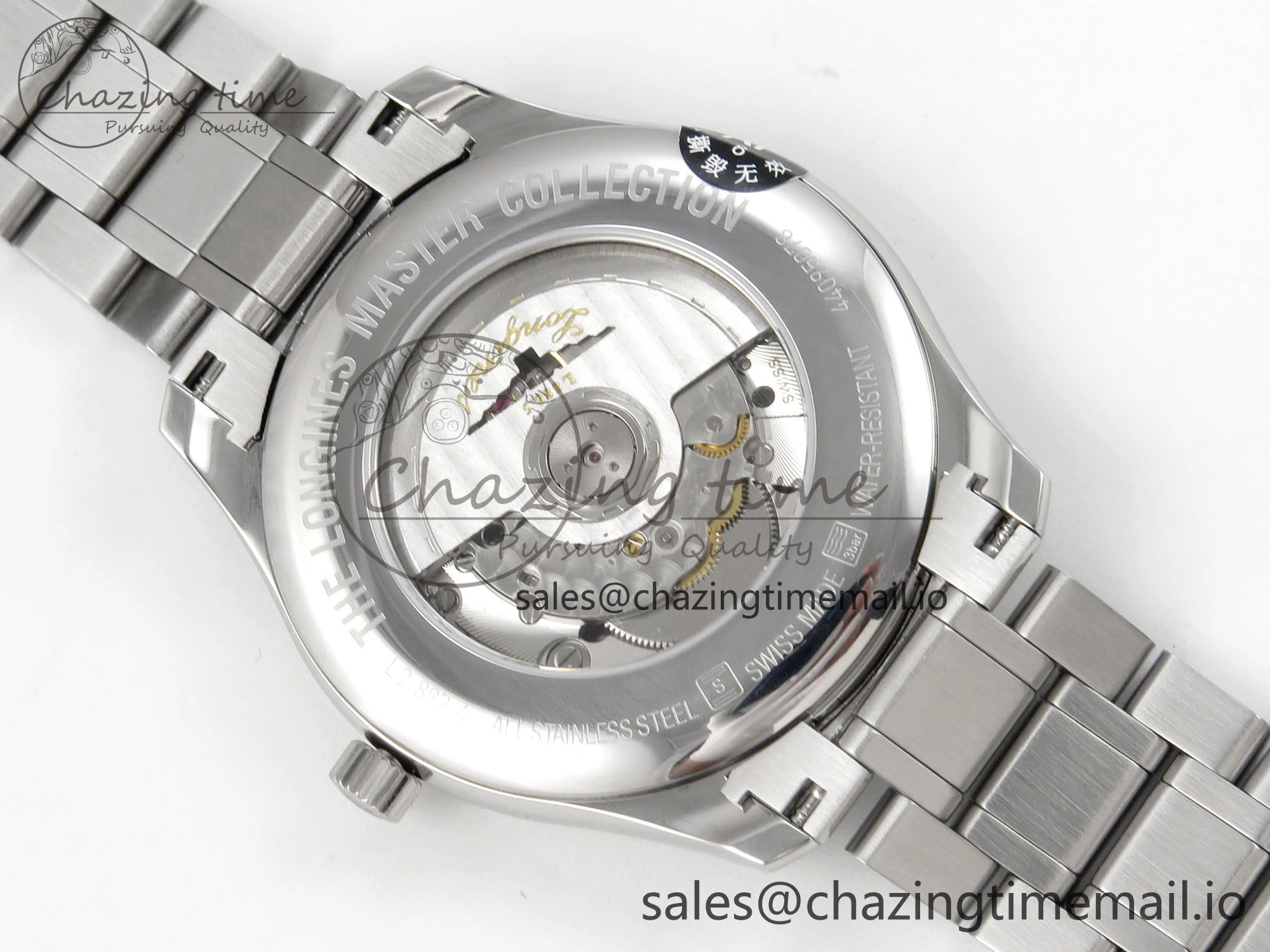 Master Collection 40mm SS AF 1:1 Best Edition Green Roman Dial on Stainless steel bracelet A Casual 7531