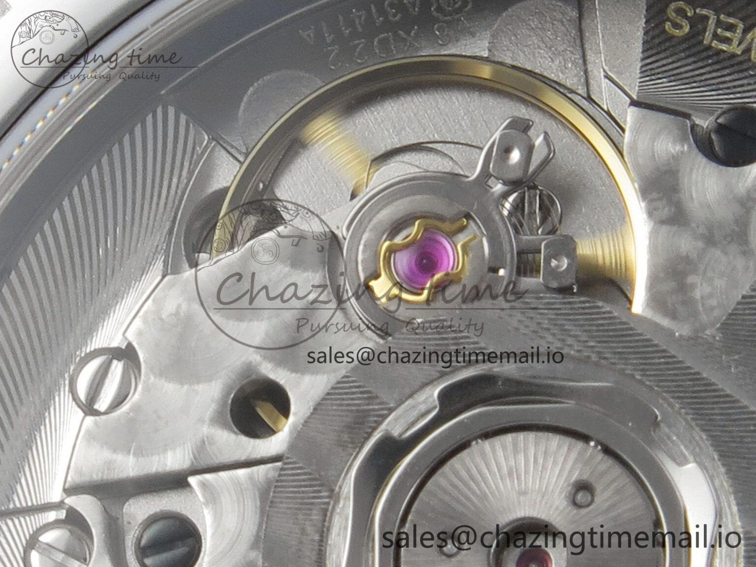 Master Collection 40mm SS AF 1:1 Best Edition Green Roman Dial on Stainless steel bracelet A Casual 7531