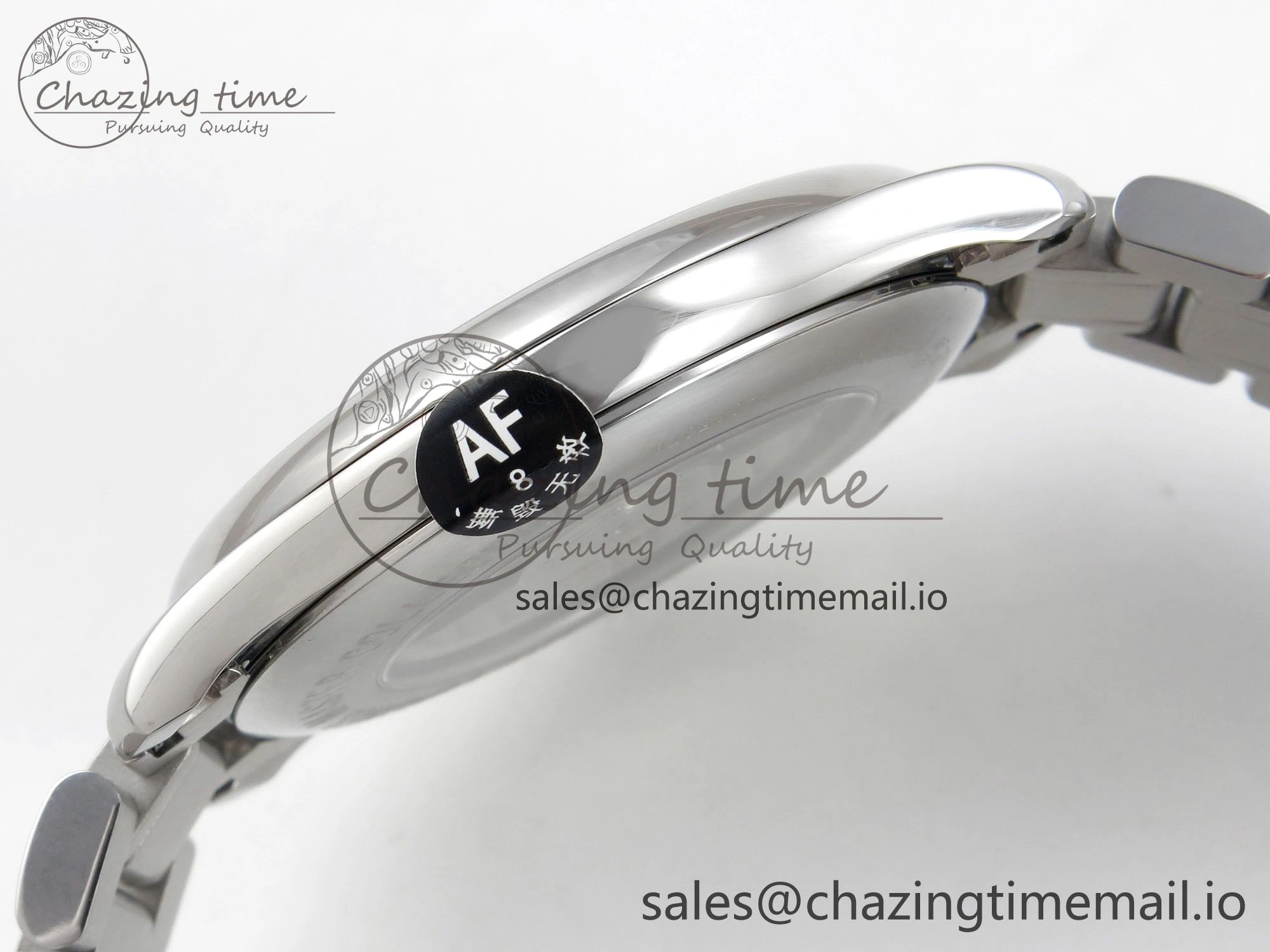 WeatherProof Master Collection 40mm SS AF 1:1 Best Edition Silver Dial on Stainless steel bracelet A 7530