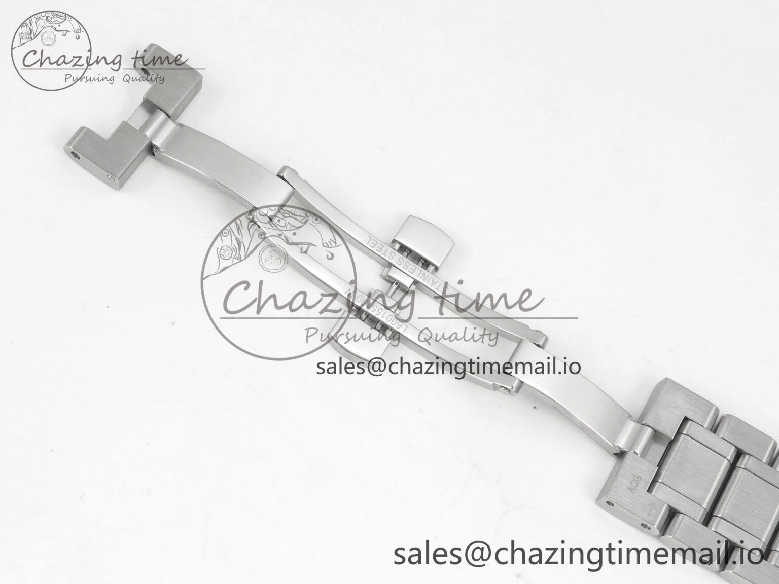 WeatherProof Master Collection 40mm SS AF 1:1 Best Edition Silver Dial on Stainless steel bracelet A 7530