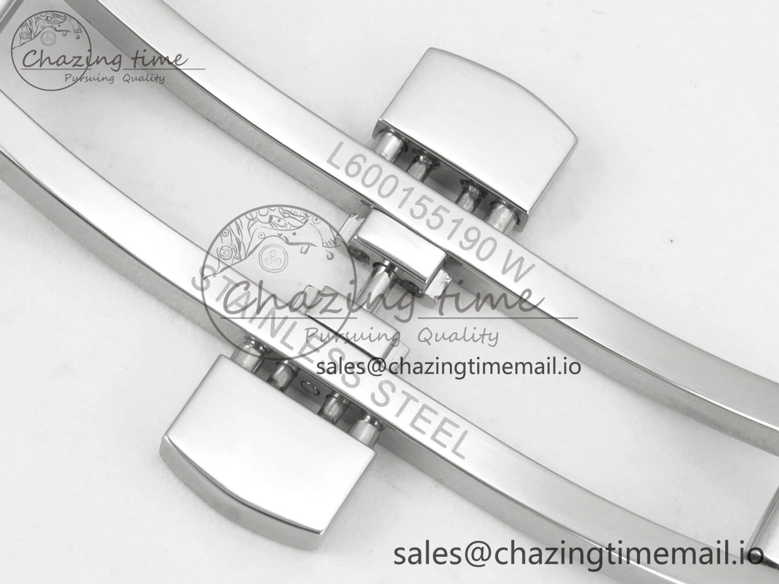 WeatherProof Master Collection 40mm SS AF 1:1 Best Edition Silver Dial on Stainless steel bracelet A 7530