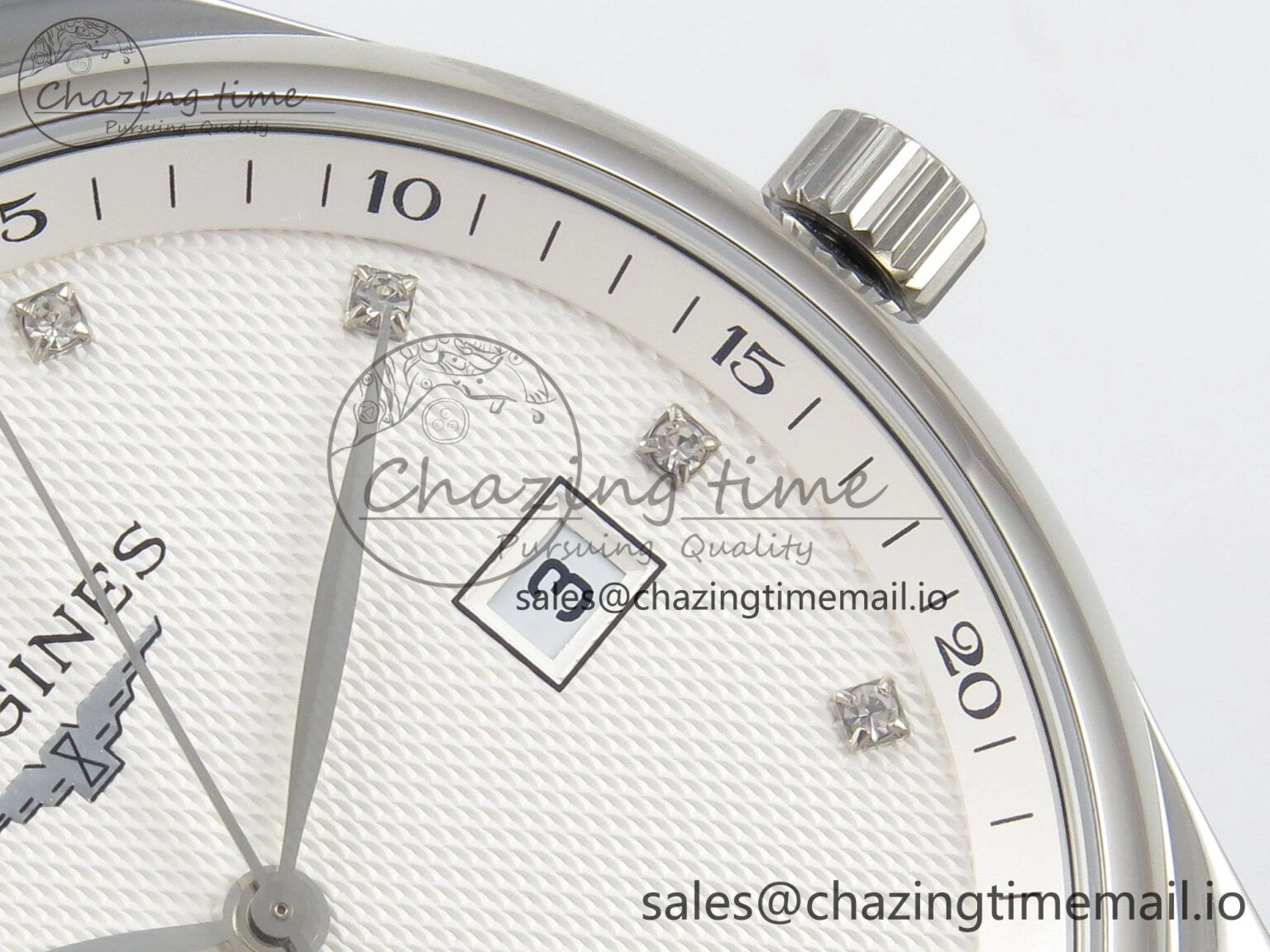 WeatherProof Master Collection 40mm SS AF 1:1 Best Edition Silver Dial on Stainless steel bracelet A 7530