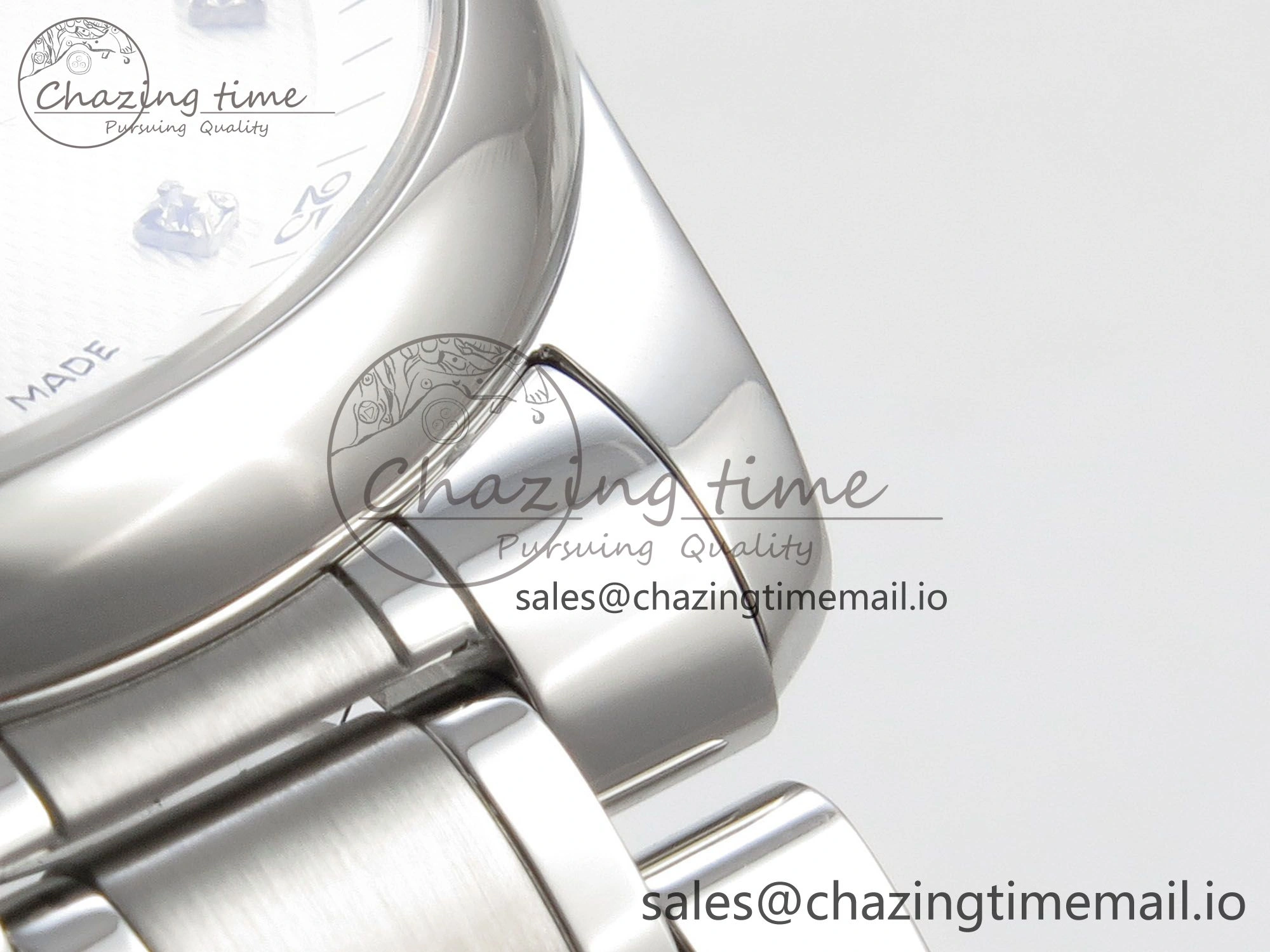 WeatherProof Master Collection 40mm SS AF 1:1 Best Edition Silver Dial on Stainless steel bracelet A 7530