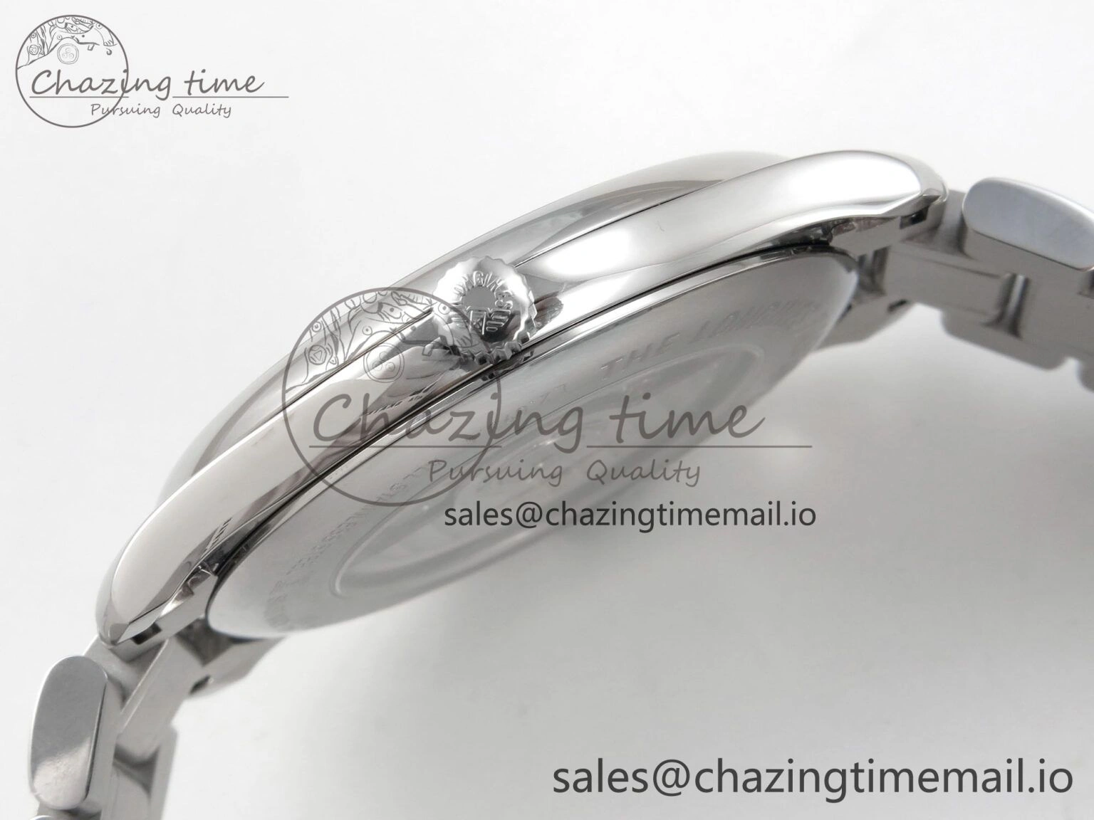 Master Collection 40mm SS AF 1:1 Best Edition White Roman Dial on Stainless steel bracelet A Minimalist 7533