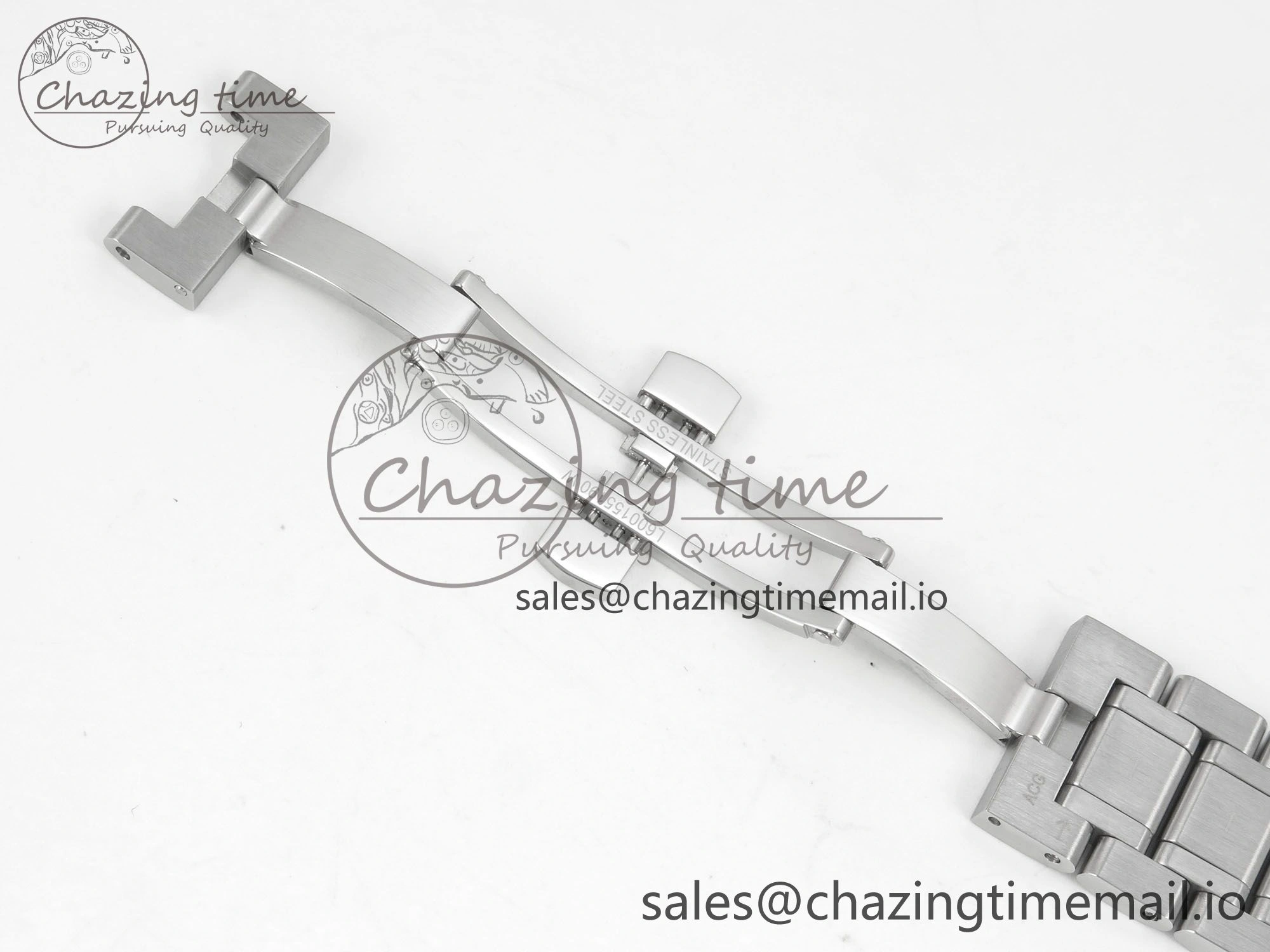 Master Collection 40mm SS AF 1:1 Best Edition White Roman Dial on Stainless steel bracelet A Minimalist 7533