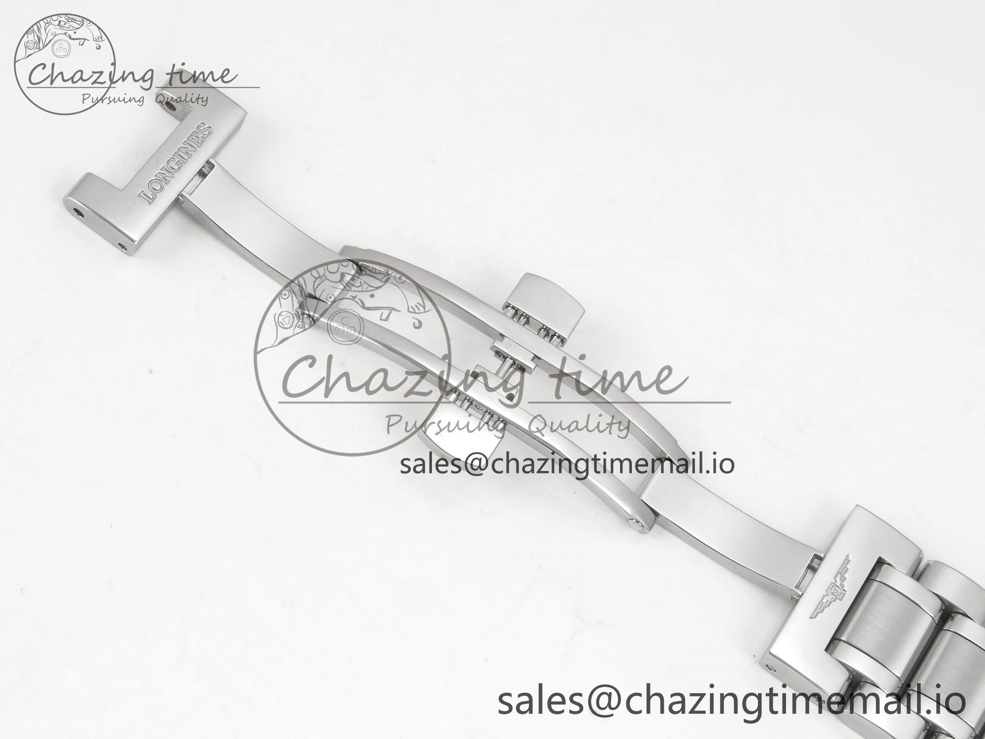 Master Collection 40mm SS AF 1:1 Best Edition White Roman Dial on Stainless steel bracelet A Minimalist 7533