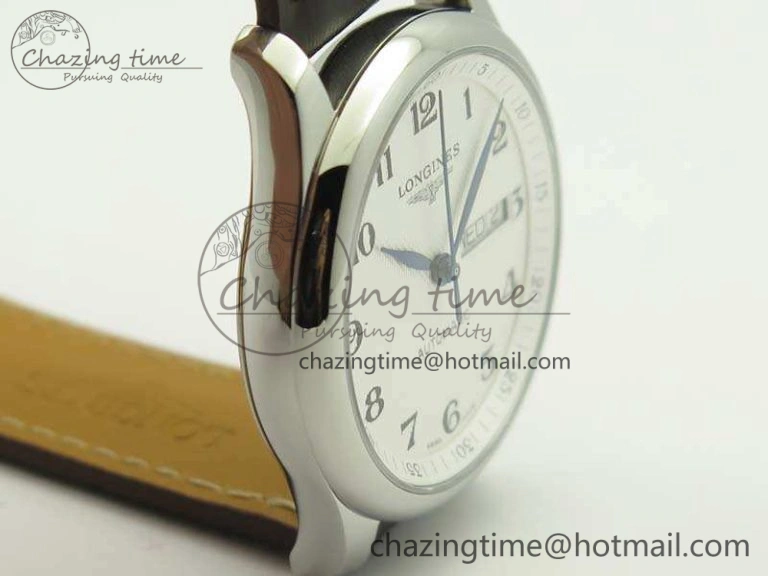 Cozy Master Collection SS LGF 1:1 Best Edition White Dial On Leather Strap 7592