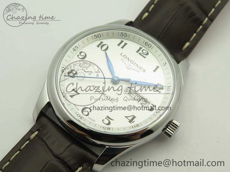 Cozy Master Collection SS LGF 1:1 Best Edition White Dial On Leather Strap 7592