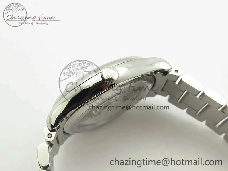 SmoothTexture Master Collection SS LGF 1:1 Best Edition White Dial On SS Bracelet 7601