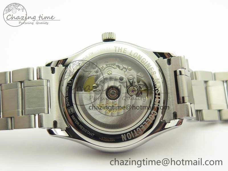 SmoothTexture Master Collection SS LGF 1:1 Best Edition White Dial On SS Bracelet 7601