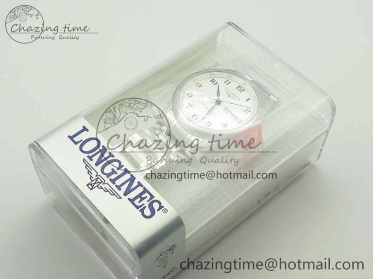 SmoothTexture Master Collection SS LGF 1:1 Best Edition White Dial On SS Bracelet 7601