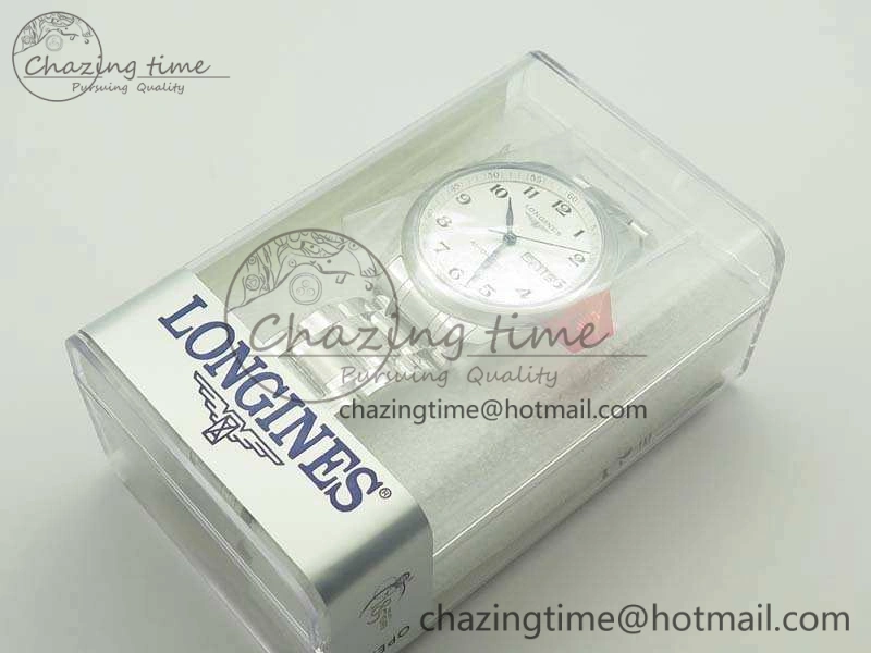 SmoothTexture Master Collection SS LGF 1:1 Best Edition White Dial On SS Bracelet 7601