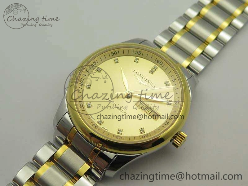 Master Collection SS YG LGF 1:1 Best Edition Gold Dial On SS YG Bracelet A Comfortable 7591