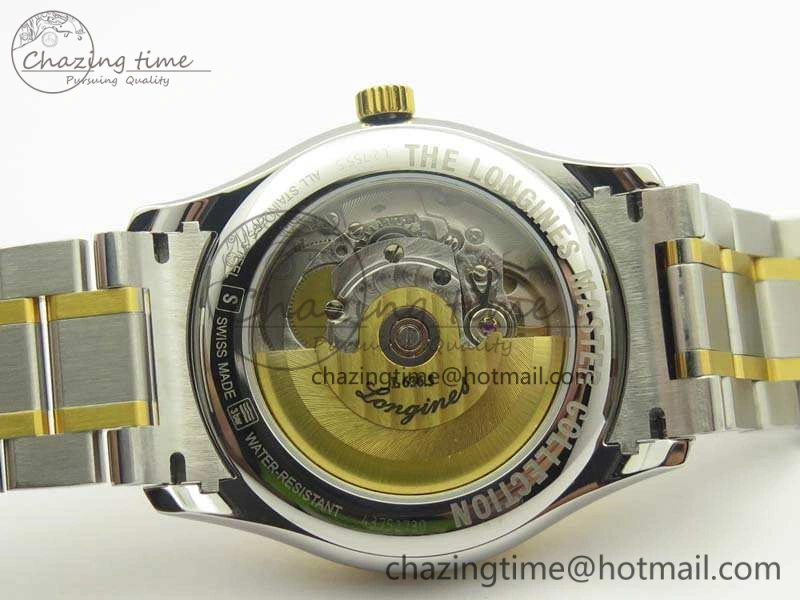 Master Collection SS YG LGF 1:1 Best Edition Gold Dial On SS YG Bracelet A Comfortable 7591