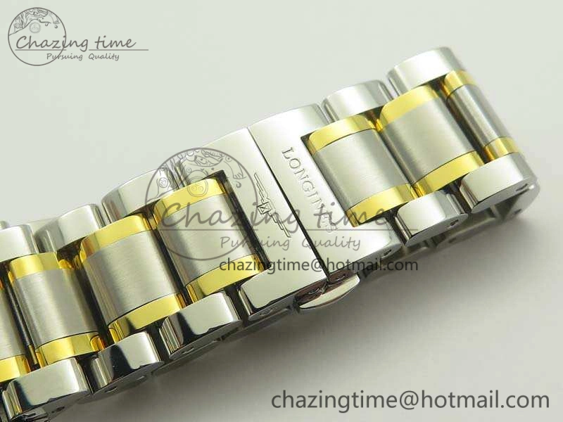 Master Collection SS YG LGF 1:1 Best Edition White Dial On SS YG Bracelet A Packable 7593