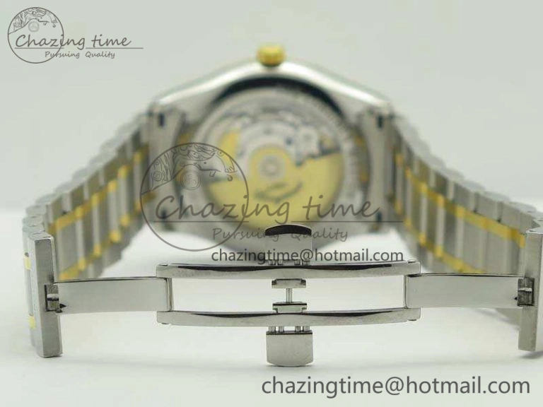 Master Collection SS YG LGF 1:1 Best Edition White Dial On SS YG Bracelet A Packable 7593