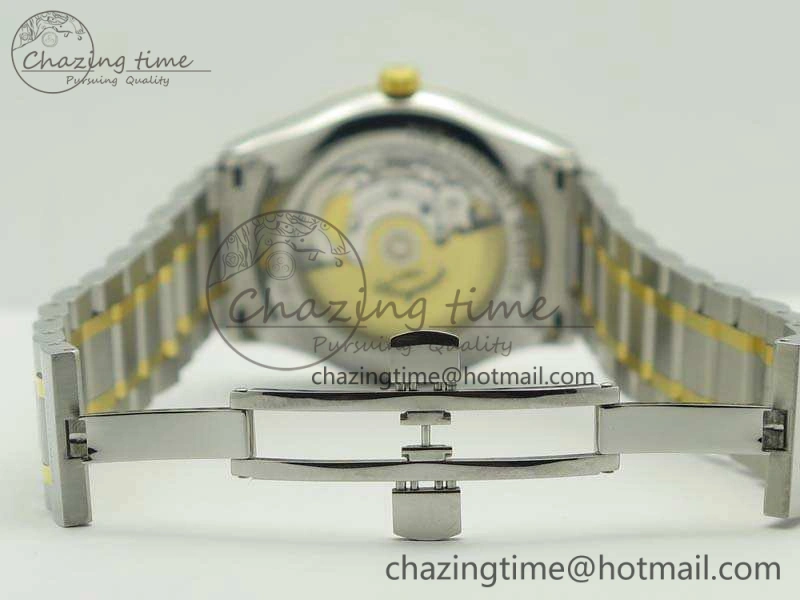 Master Collection SS YG LGF 1:1 Best Edition White Dial On SS YG Bracelet A Packable 7593
