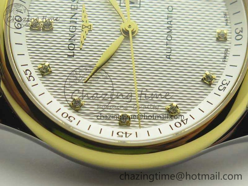 Master Collection SS YG LGF 1:1 Best Edition White Dial On SS YG Bracelet A Packable 7593