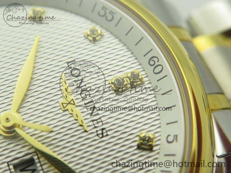 Master Collection SS YG LGF 1:1 Best Edition White Dial On SS YG Bracelet A Packable 7593