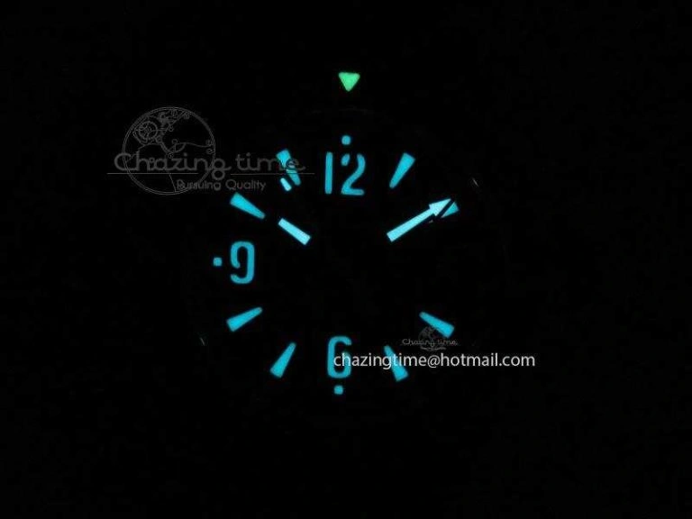 Unique Master Compressor Diving Automatic Navy SEALS 1:1 Noob Best Edition On Black Leather Strap A 7504