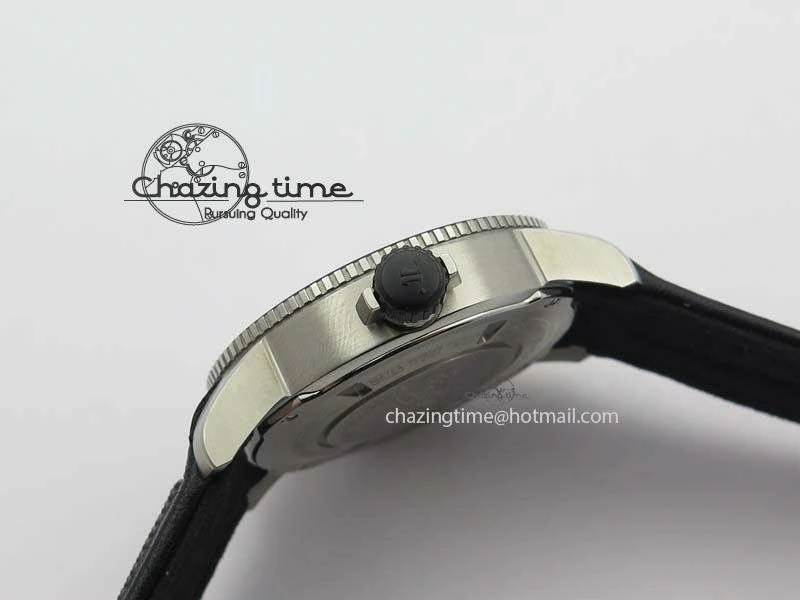 Unique Master Compressor Diving Automatic Navy SEALS 1:1 Noob Best Edition On Black Leather Strap A 7504