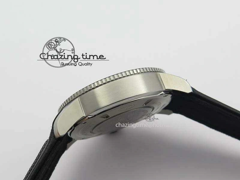 Unique Master Compressor Diving Automatic Navy SEALS 1:1 Noob Best Edition On Black Leather Strap A 7504