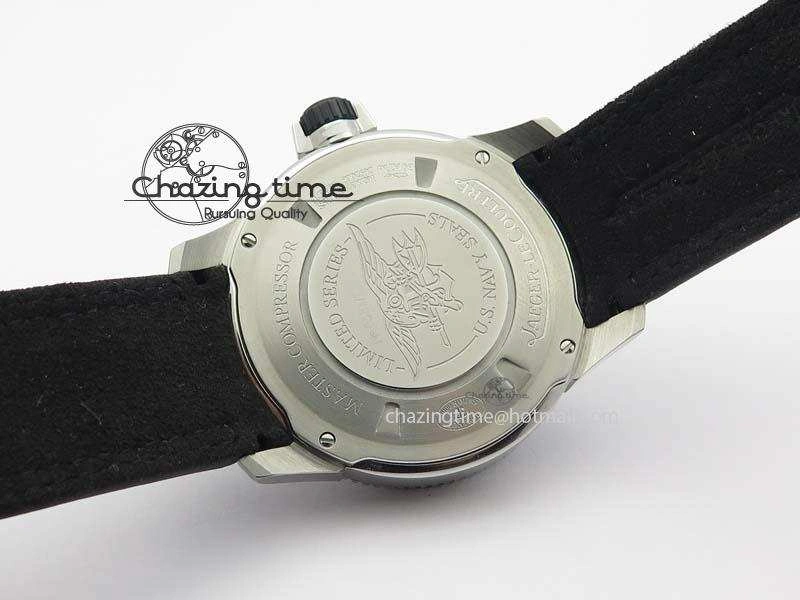 Unique Master Compressor Diving Automatic Navy SEALS 1:1 Noob Best Edition On Black Leather Strap A 7504