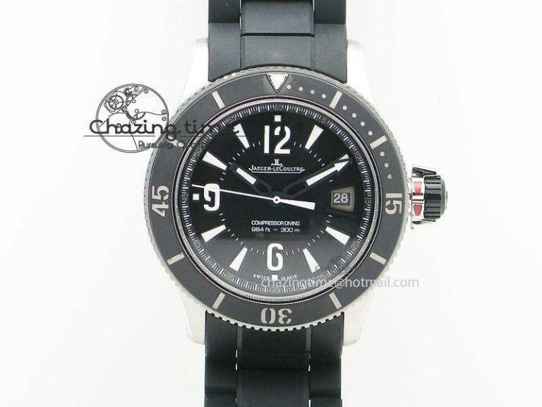 Supportive Master Compressor Diving Automatic Navy Seals on Rubber Bracelet 7520