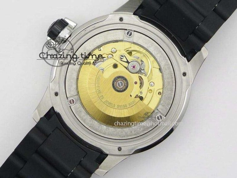 Supportive Master Compressor Diving Automatic Navy Seals on Rubber Bracelet 7520