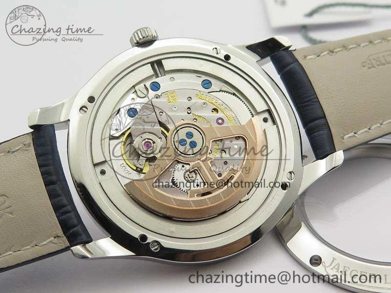 Master Control Date 1548530 SS ZF 1:1 Best Edition White Dial On Blue Leather Strap A899  Snug 7493