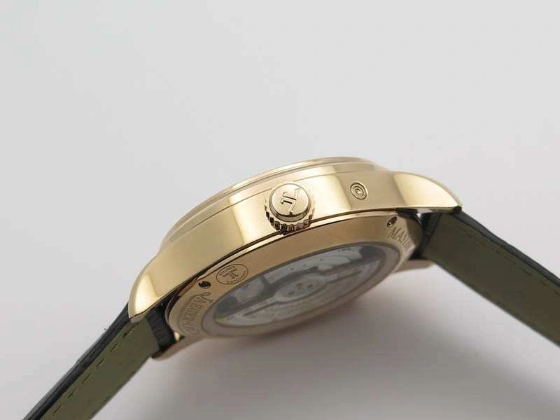 Master Control Power Reserve RG Black Dial On Black Leather Strap A BestValue 7491
