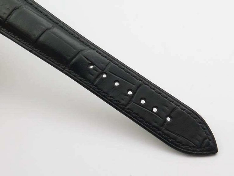 Master Control Power Reserve RG Black Dial On Black Leather Strap A BestValue 7491