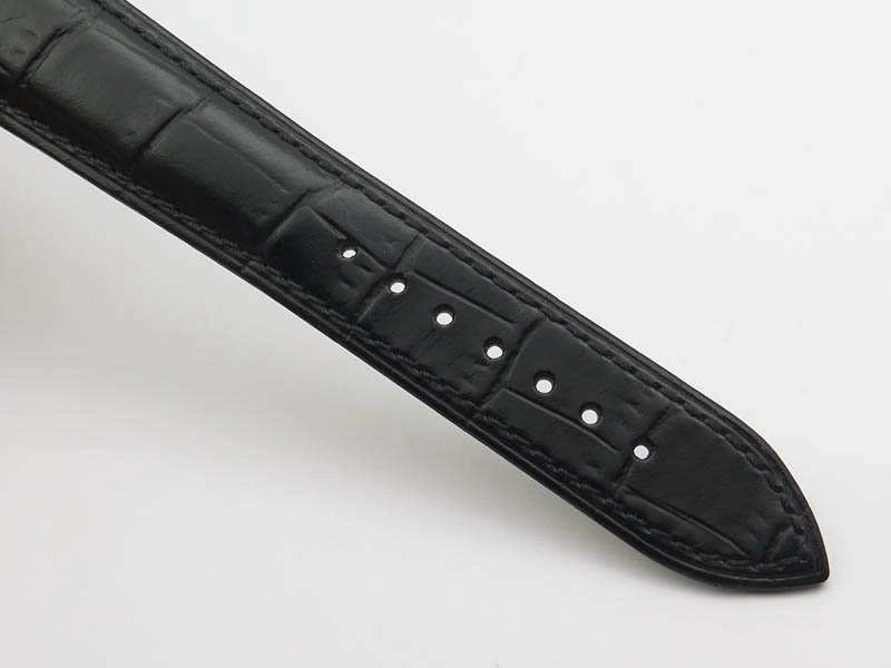 Master Control Power Reserve RG Black Dial On Black Leather Strap A BestValue 7491