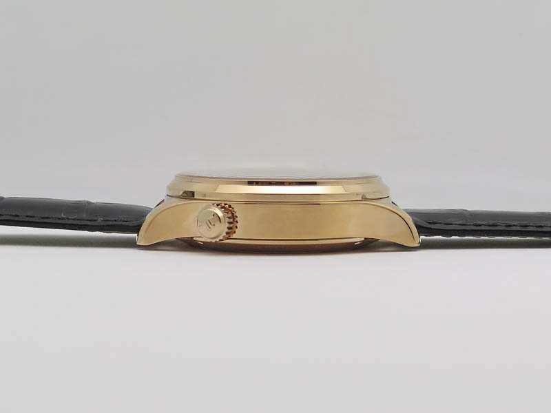 Master Control Power Reserve RG Black Dial On Black Leather Strap A BestValue 7491