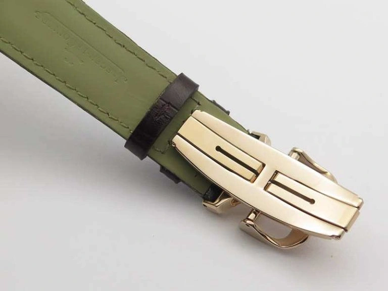 Refined Master Control Power Reserve RG Light Gray Dial On Brown Leather Strap A 7501