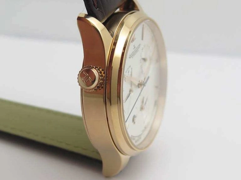Refined Master Control Power Reserve RG Light Gray Dial On Brown Leather Strap A 7501