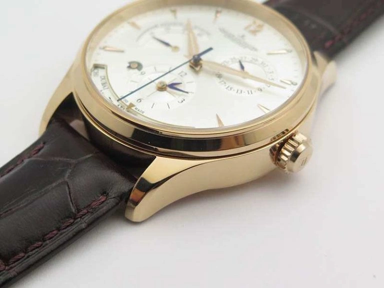 Refined Master Control Power Reserve RG Light Gray Dial On Brown Leather Strap A 7501