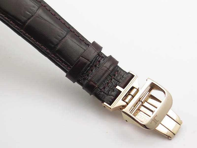 Master Control Power Reserve RG White Dial On Brown Leather Strap A Upgraded 7492