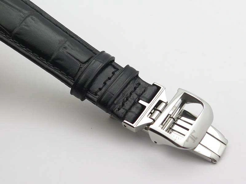 Master Control Power Reserve SS White Dial On Black Leather Strap A Neat 7496