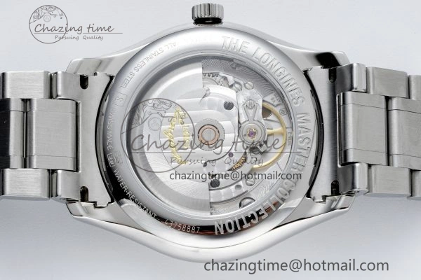 Reliable Master Day Date SS LGF 1:1 Best Edition White Textured Dial on SS Bracelet A2836 V 7550