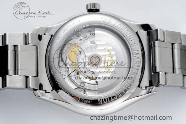 Reliable Master Day Date SS LGF 1:1 Best Edition White Textured Dial on SS Bracelet A2836 V 7550