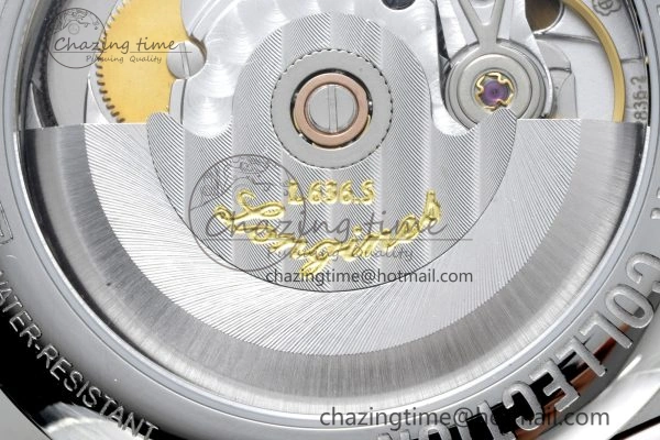 Reliable Master Day Date SS LGF 1:1 Best Edition White Textured Dial on SS Bracelet A2836 V 7550