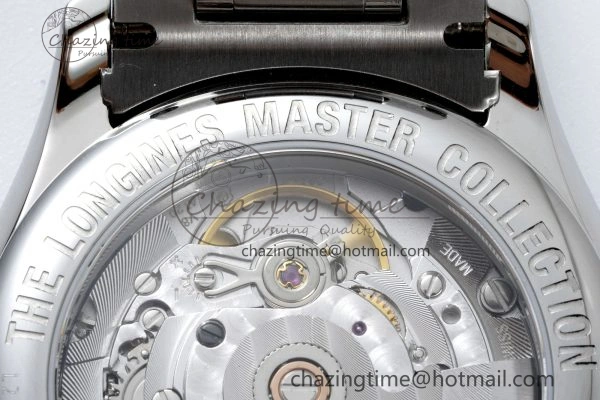 Reliable Master Day Date SS LGF 1:1 Best Edition White Textured Dial on SS Bracelet A2836 V 7550