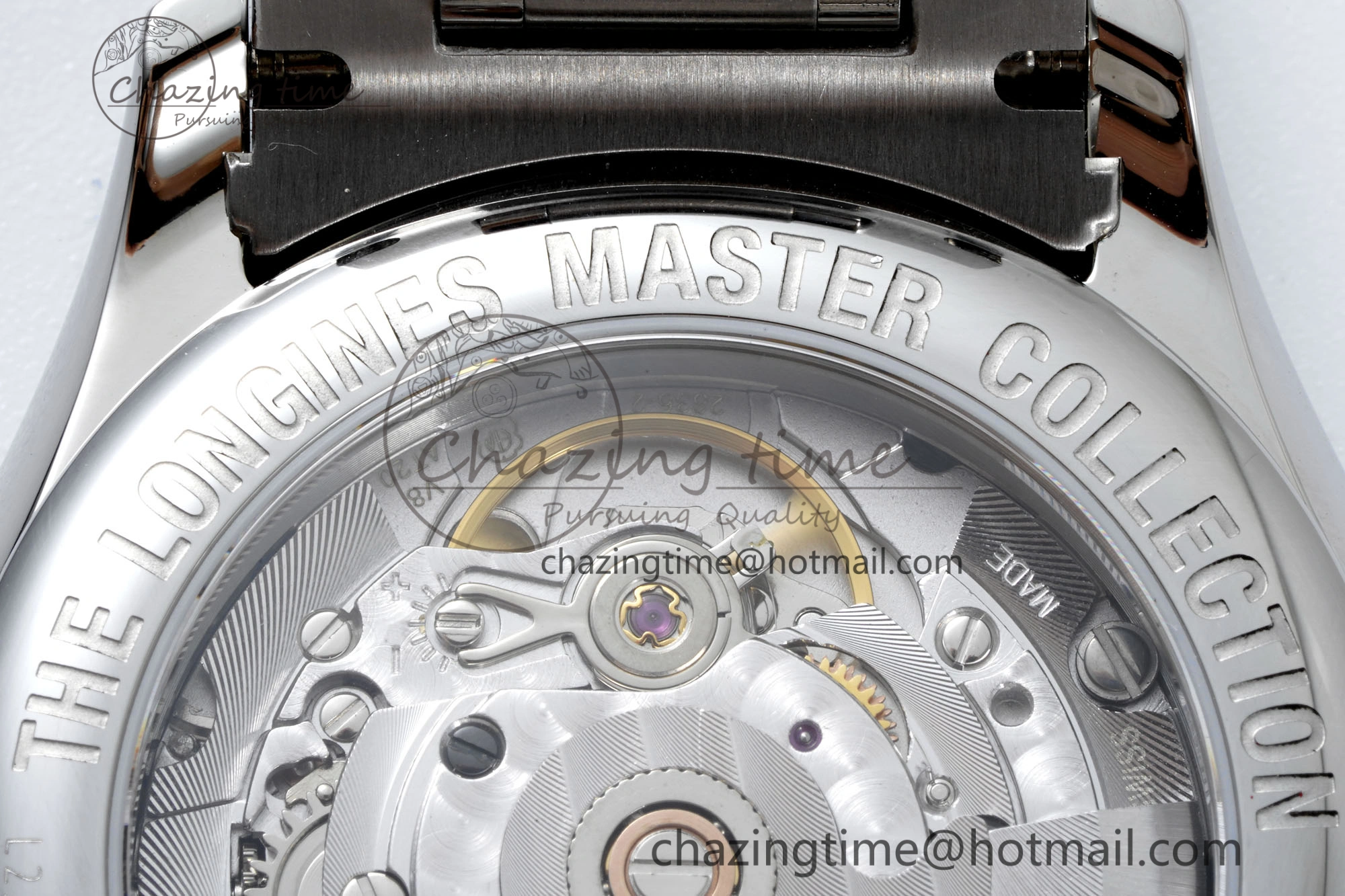 Reliable Master Day Date SS LGF 1:1 Best Edition White Textured Dial on SS Bracelet A2836 V 7550