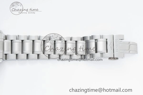 Reliable Master Day Date SS LGF 1:1 Best Edition White Textured Dial on SS Bracelet A2836 V 7550