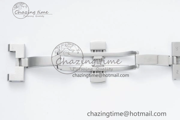 Reliable Master Day Date SS LGF 1:1 Best Edition White Textured Dial on SS Bracelet A2836 V 7550