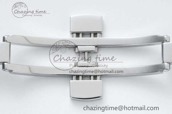 Reliable Master Day Date SS LGF 1:1 Best Edition White Textured Dial on SS Bracelet A2836 V 7550