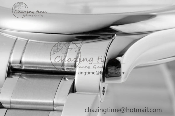 Reliable Master Day Date SS LGF 1:1 Best Edition White Textured Dial on SS Bracelet A2836 V 7550