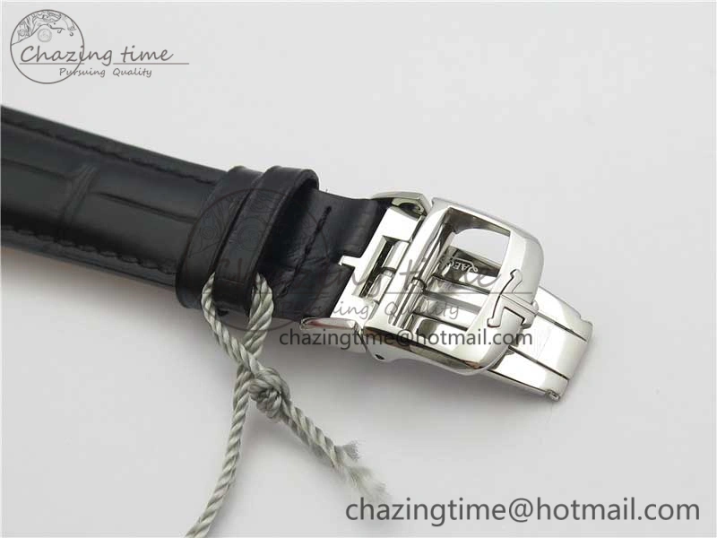 Master Geographic Real PR SS ZF 1:1 Best Edition Black Dial on Black Leather Strap A Lightweight 7454